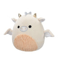 سكويشمالوز باك التنين الكريمي والخوخي 19 سم | Squishmallows Buck Cream & Peach Dragon 7.5-Inch Plush