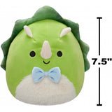 سكويشمالوز تريستان الديناصور الأخضر 19 سم | Squishmallows Tristan Green Triceratops 7.5-Inch Plush