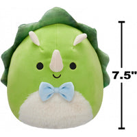 سكويشمالوز تريستان الديناصور الأخضر 19 سم | Squishmallows Tristan Green Triceratops 7.5-Inch Plush