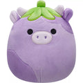 سكويشمالوز فريدريك بقرة الباذنجان 19 سم | Squishmallows Frederick Eggplant Cow 7.5-Inch Plush