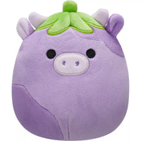سكويشمالوز فريدريك بقرة الباذنجان 19 سم | Squishmallows Frederick Eggplant Cow 7.5-Inch Plush