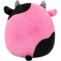 سكويشمالوز بوليانا البقرة الوردية والسوداء 30 سم | Squishmallows Pollyanna Black & Pink Cow 12-Inch Plush