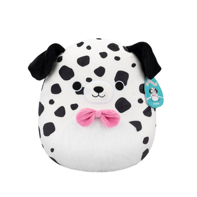 سكويشمالوز داستن الكلب الدلماسي 30 سم | Squishmallows Dustin Dalmatian 12-Inch Plush