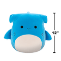 سكويشمالوز نيترو قرش المطرقة الأزرق 30 سم | Squishmallows Nitro Blue Hammerhead Shark 12-Inch Plush