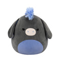 سكويشمالوز دون الحمار الرمادي 30 سم | Squishmallows Don Charcoal & Periwinkle Donkey 12-Inch Plush