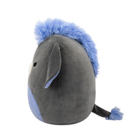 سكويشمالوز دون الحمار الرمادي 30 سم | Squishmallows Don Charcoal & Periwinkle Donkey 12-Inch Plush