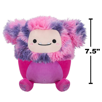 سكويشمالوز ووكسي بيغ فوت الأرجواني 19 سم | Squishmallows Woxie Magenta Bigfoot 7.5-Inch Plush