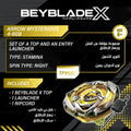 بي بليد إكس آرو ميستيريوس مع قاذف | Beyblade X Arrow Mysterious 4-80B Starter Set