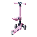 واي فلوشن سكوتر واي غلايدر 2 في 1 بمقعد وردي | Yvolution Y Glider 2-in-1 Seated Scooter Pink