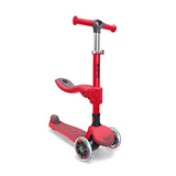 واي فلوشن سكوتر واي غلايدر 2 في 1 بمقعد أحمر | Yvolution Y Glider 2-in-1 Seated Scooter Red