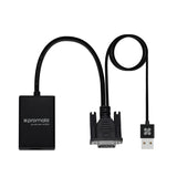 محول VGA إلى HDMI مع دعم الصوت | Promate ProLink-V2H VGA-to-HDMI Adaptor Kit with Audio