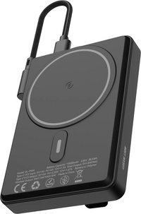 Green Lion Vita Power Bank 10000mAh MagSafe 20W PD – Black | باور بانك جرين لايون فيتا 10000ماه MagSafe أسود