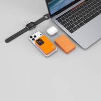 Green Lion G-Mag 3 in 1 Power Bank 10000mAh PD 20W MagSafe – Orange | باور بانك جرين لايون G-Mag 3 في 1 10000ماه PD 20 وات MagSafe برتقالي