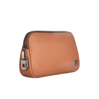 حقيبة يد ويوو الفا بقفل بصمة ذكي - بني | WiWU Alpha Fingerprint Lock Clutch Bag - Brown