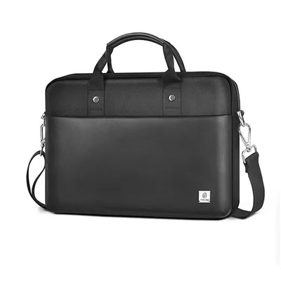 حقيبة لابتوب ويوو هالي لحجم 14 انش / 15.6 انش مع حزام كتف - اسود | WiWU Hali Laptop Briefcase Bag Handbag with Shoulder Strap 14" / 15.6" – Black
