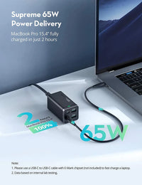 Şarjêra Maseya RAVPower 65W 4-Port GaN Tech USB-C 