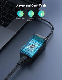 Şarjêra Maseya RAVPower 65W 4-Port GaN Tech USB-C 