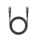 كابل USB-C إلى USB-C بقدرة 60 واط 1 متر روك روز RRCS07CC1 | RockRose Powerline CC1 60W USB-C Cable 1m