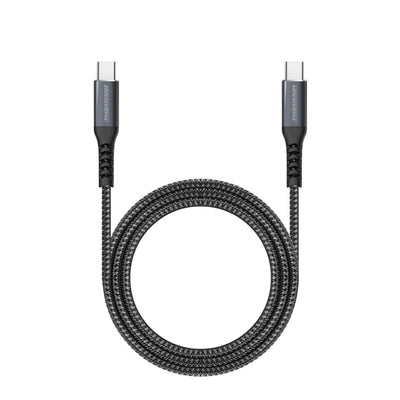 كابل USB-C إلى USB-C بقدرة 60 واط 1 متر روك روز RRCS07CC1 | RockRose Powerline CC1 60W USB-C Cable 1m