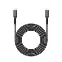 كابل USB-C إلى USB-C بقدرة 60 واط 2 متر روك روز RRCS07CC2 | RockRose Powerline CC2 60W USB-C Cable 2m