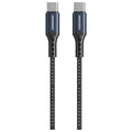 كابل USB-C إلى USB-C بقدرة 65 واط 2 متر روك روز RRCS18CC2 | RockRose Sparta CC2 65W USB-C Cable 2m
