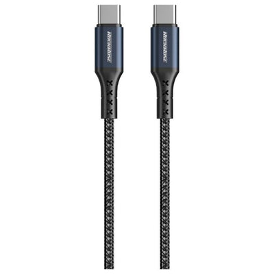 كابل USB-C إلى USB-C بقدرة 65 واط 2 متر روك روز RRCS18CC2 | RockRose Sparta CC2 65W USB-C Cable 2m