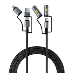 كابل شحن متعدد الوظائف 6 في 1 بطول متر روك روز RRCS25 | RockRose Hercules Reign 6-in-1 Charging Cable 1m