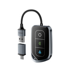 محول CarPlay وAndroid Auto اللاسلكي روك روز RRCT19 | RockRose FreeDrive Wireless CarPlay & Android Auto Adapter