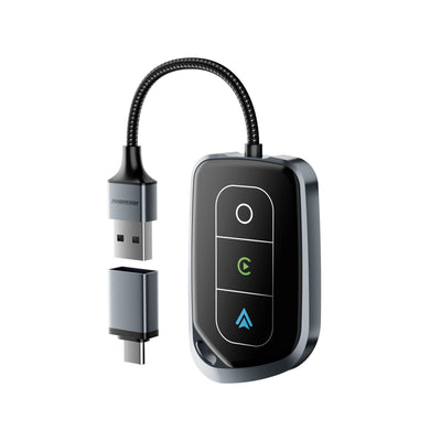 محول CarPlay وAndroid Auto اللاسلكي روك روز RRCT19 | RockRose FreeDrive Wireless CarPlay & Android Auto Adapter