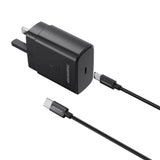 شاحن جداري 45 واط مع كابل USB-C روك روز RRTCC42UK | RockRose Eclipse G33 45W Wall Charger with USB-C Cable