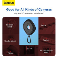 كاشف الكاميرات Baseus Heyo | Baseus Heyo Camera Detector Black
