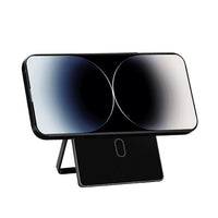 WiWU Warriors Carbon Magsafe Metal Stand Card Holder MW-007 | حامل بطاقات ماغسيف مع حامل معدني كاربون ووريرز