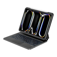 ماجيك كيبورد ويوو MK-003 مع اضائة خلفية وحافظة مغناطيسية للايباد اير 10.9 / 11 انش | WIWU Magic Keyboard MK-003 Tablet Magnetic Adsorption Keyboard Case with Backlit for iPad Air 2024 (10.9/11)