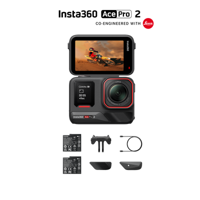 كاميرا أكشن إنستا360 إيس برو 2 مع حزمة بطاريتين | Insta360 Ace Pro 2 Dual Battery Bundle — الصورة الرئيسية