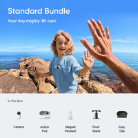 كاميرا أكشن إنستا360 جو 3 إس صغيرة بسعة 128 غيغابايت | Insta360 GO 3S 128GB — صورة 2