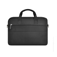 حقيبة لابتوب ويوو هالي لحجم 14 انش / 15.6 انش مع حزام كتف - اسود | WiWU Hali Laptop Briefcase Bag Handbag with Shoulder Strap 14" / 15.6" – Black