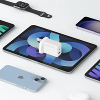 شاحن انكر 312 بمنفذي يو اس بي اي و يو اس بي سي وبقدرة شحن سريع 20 واط | Anker 312 Fast Charger 20W – Dual Port USB-C & USB-A Charger