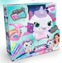 دمية إيربرش أكسولوتل كورن مضيئة | Airbrush Plush Axolotlcorn Light-Up
