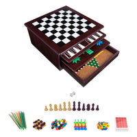 Spin Master Wooden 12-in-1 Game Center