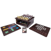 Spin Master Wooden 12-in-1 Game Center