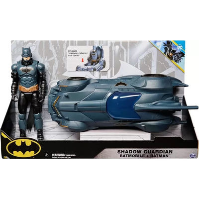 DC Batman Shadow Guardian Batmobile and 12-Inch Figure