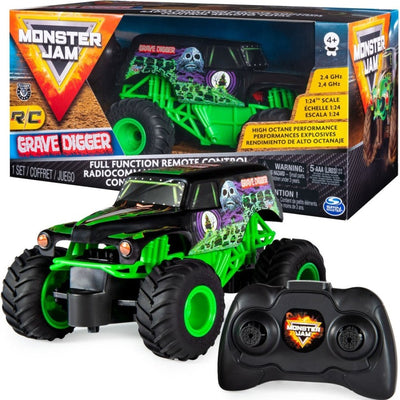 Monster Jam Grave Digger RC Truck 1:24