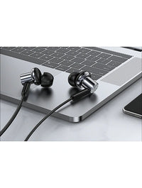 WiWU 3.5mm Audio Jack Stereo Earbuds Widely compatible 3.5mm Earphone with Microphone -  ويوو 3.5 ملم مقبس الصوت سماعات أذن استريو متوافقة على نطاق واسع 3.5 ملم سماعة مع ميكروفون