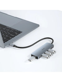 WiWU 5-in-1 Type C Hub For Laptop or Tablet - محول ويوو متعدد االوظائف 5 في 1 التايب سي سي للكمبيوتر المحمول أو الجهاز اللوحي