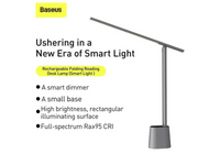 Baseus Smart Eye Series Desk Lamp Rechargeable Folding Reading - مصباح مكتب قابل للطي قابل لإعادة الشحن
