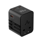 شاحن سفر عالمي هافيت UCT700 بتقنية GaN وقدرة 25W لأكثر من 150 دولة - أسود | Havit UCT700 25W GaN Global Travel Charger - Black