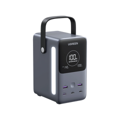 باور بانك يو جرين بسعة 48,000 مللي امبير وبقدرة شحن 300 واط مع شاشة ذكية | UGREEN 300W 48000mAh Power Bank with Smart Digital Display