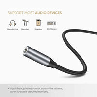 محول يو جرين يو اس بي سي الى منفذ سماعة 3.5 ملم | UGREEN USB-C to 3.5mm Headphone Jack Adapter