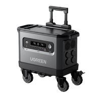 محطة طاقة محمولة يو جرين بسعة 2048 واط/ساعة وبقدرة 2300 واط مع شحن شمسي | Ugreen Portable Power Station LiFePO4 Battery Solar Generator - 2300W 2048Wh