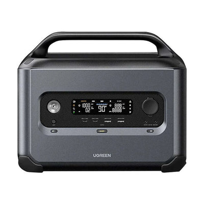 محطة طاقة محمولة يو جرين بسعة 1024 واط/ساعة وبقدرة 1200 واط مع شحن شمسي | Ugreen Portable Power Station LiFePO4 Battery Solar Generator, 1200W 1024Wh